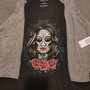 Torrid 3/4" Sleeve Baseball Tee